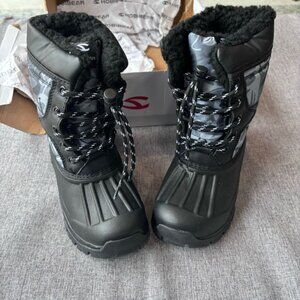 Waterproof Winter Snow Boots with Insulation for Cold Weather, 11.5 Toddler